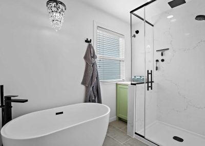 Striking Contemporary Bathroom Remodel in Rice Village